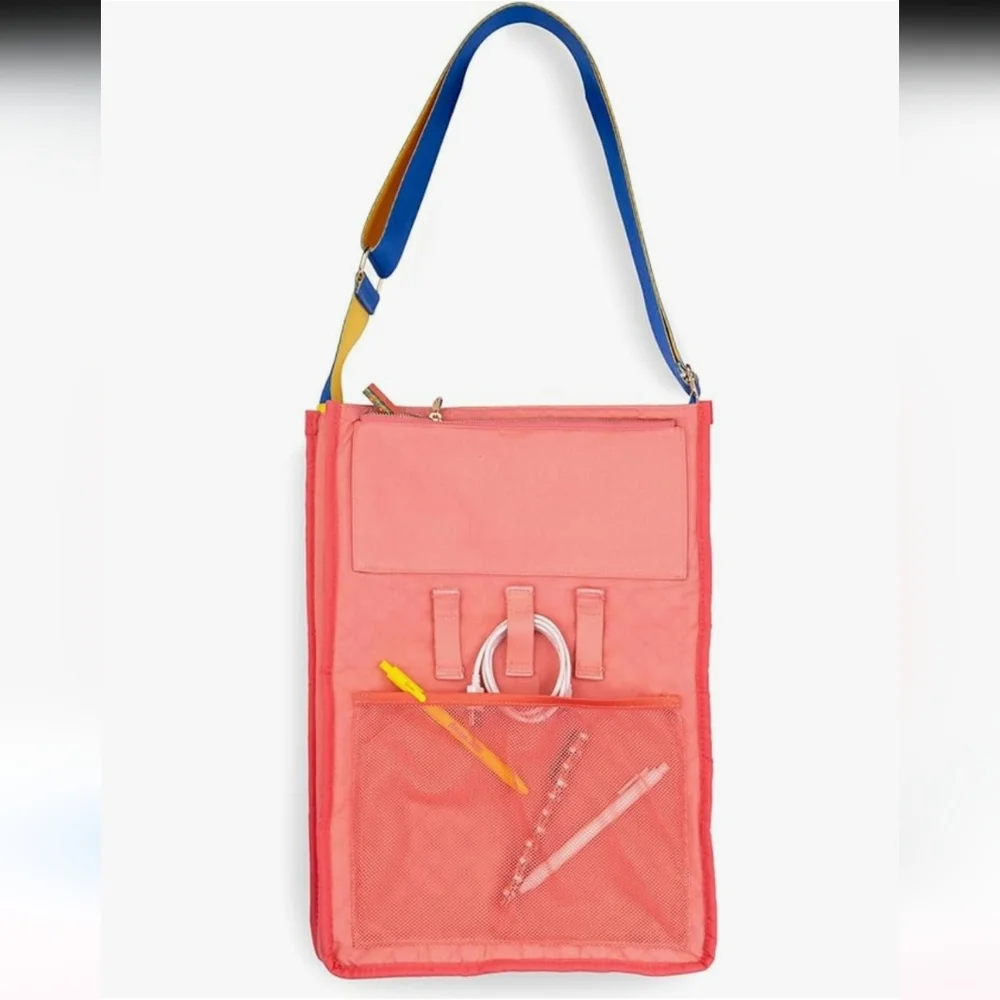 Ban.do Colorful Go-Go‎ Laptop Large Capacity colorblock Quilted Tote brand new